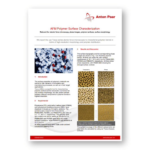 Covalent Metrology utilizes Atomic Force Microscopy (AFM) for in-depth characterization of polymer surfaces.